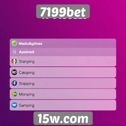 Métodos de pagamento disponíveis no 7199bet